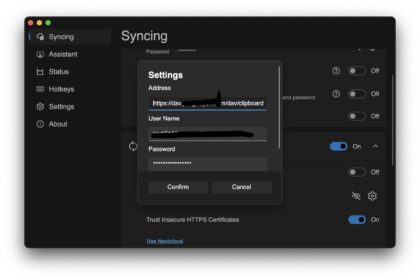 实用的开源跨设备剪贴板同步-SyncClipboard